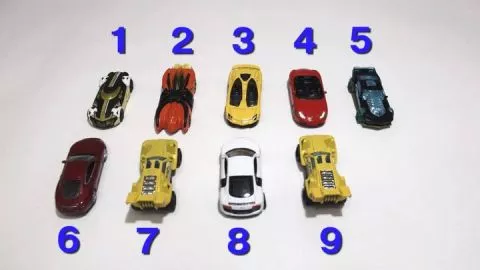 Eğitici Çizgi Film Sayıları Öğrenelim - Oyuncak Arabalar