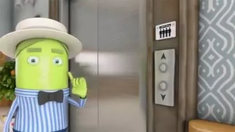 Bay Dodo Bay Yoyo Asansör Güvenlik Tedbirleri Çizgi Animasyon