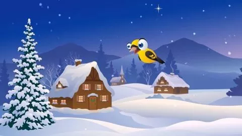 Mini Mini Bir Kuş Donmuştu - Çocuk Şarkısı