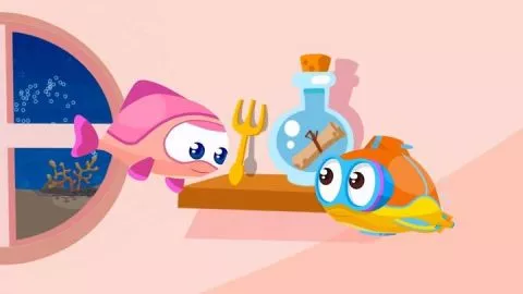Denizaltı Flippy Küçük Deniz Kızı İle Renkleri Öğreniyoruz