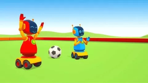 Leo Robotlarla Futbol Oynuyor