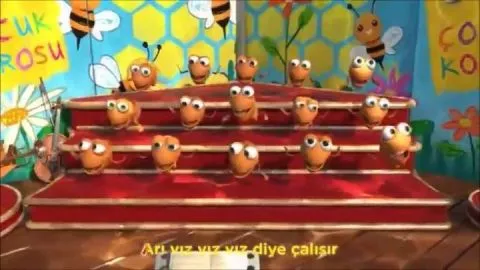 Balık Krakerlerden Arı Vız Vız Çocuk Şarkısı