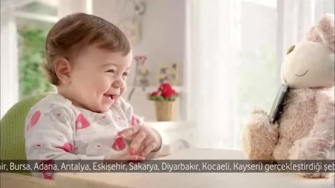 Vodafone Gülen Bebek Reklamı