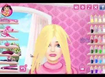 Barbie Saç Kesimi - Beceri Oyunları