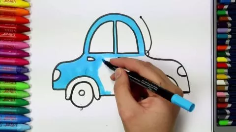 Araba Nasıl Çizilir - Çizelim Boyayalım