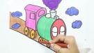 Tren Nasıl Çizilir - Çizelim Boyayalım